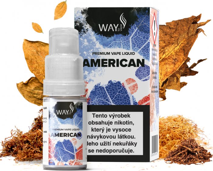 Liquid WAY to Vape American 10ml 6mg