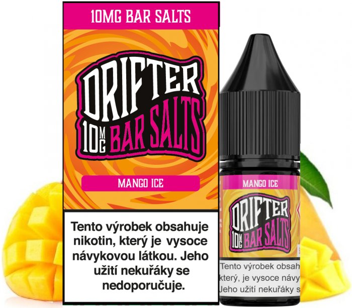 Liquid Drifter Bar Salts Mango Ice 10ml 20mg