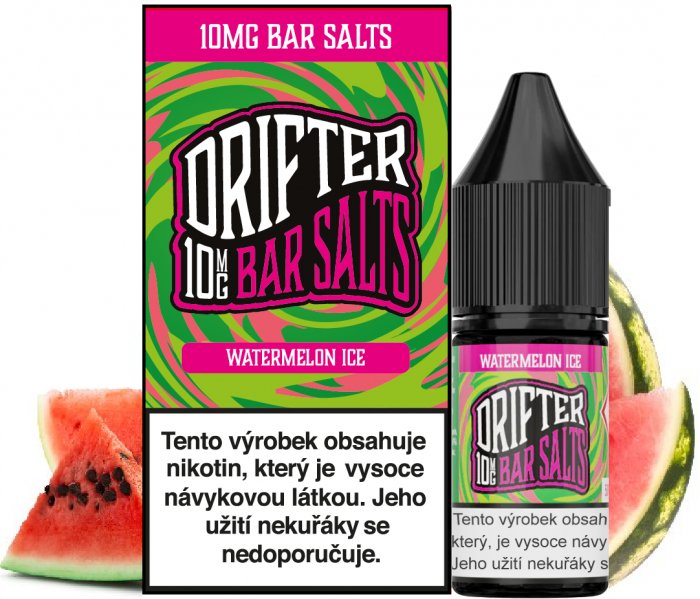 Liquid Drifter Bar Salts Watermelon Ice 10ml 20mg