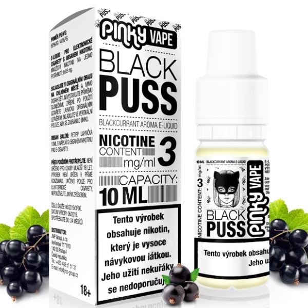 Pinky Vape Black Puss 3mg/10ml