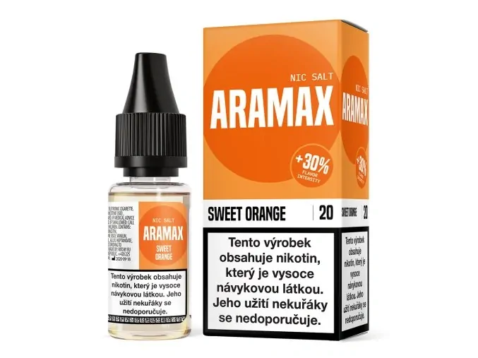 Aramax Nic Salt - Sweet Orange (Sladký pomeranč) 10ml 20mg