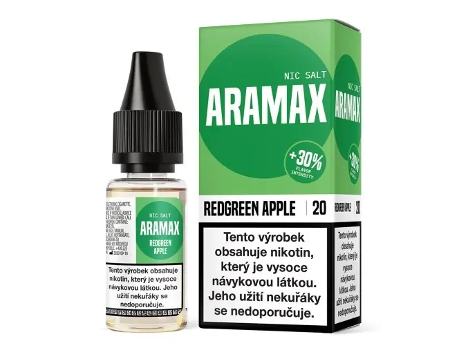 Aramax Nic Salt - Redgreen Apple (Mix červeného a zeleného jablka) 10ml 20mg