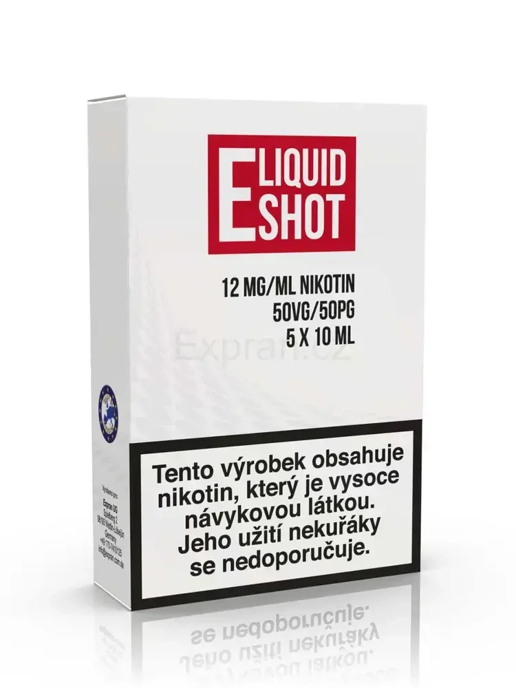 Booster E-liquid shot 50/50 12mg 5x10 ml