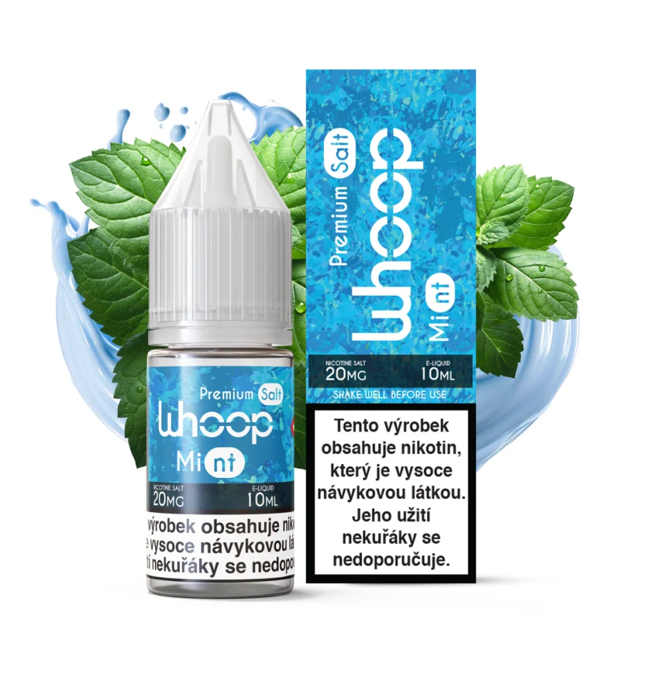 Nikotinová Sůl Whoop - Mint 10ml - 20mg