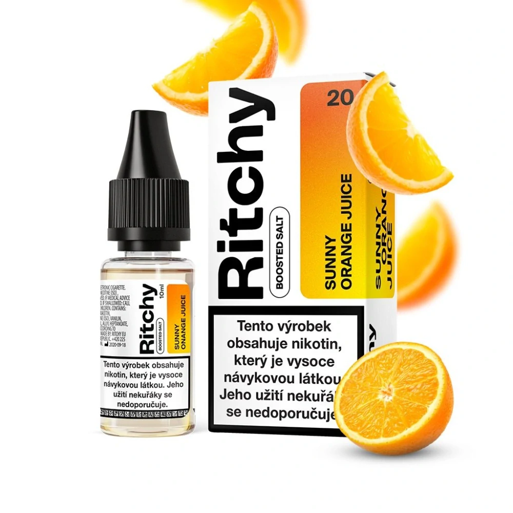 Ritchy Salt Sunny Orange Juice (Pomerančový džus) 10ml 10mg