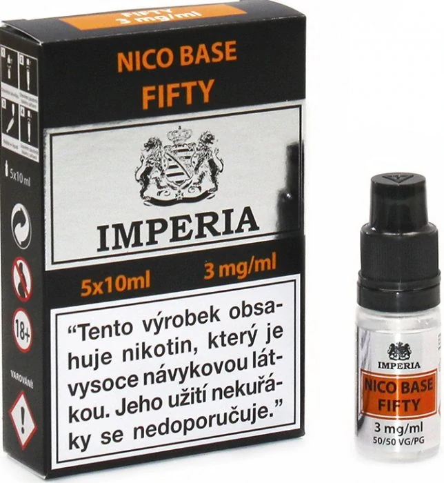 Booster IMPERIA Fifty PG50-VG50 5x10ml-3mg