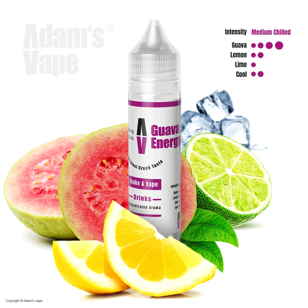 Příchuť Adams Vape Shake and Vape 10ml Guava Energy