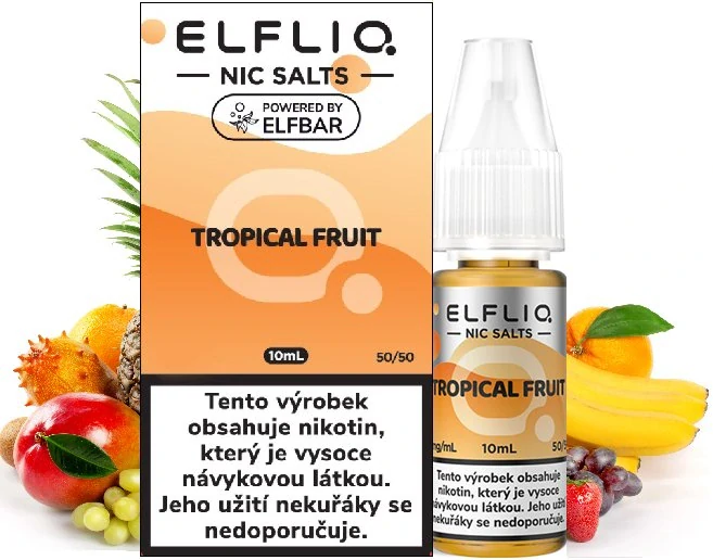 Liquid ELFLIQ Nic SALT Tropical Fruit 10ml - 20mg