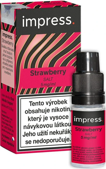 Liquid IMPRESS SALT Strawberry 10ml - 10mg