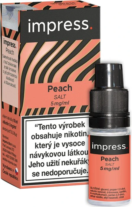 Liquid IMPRESS SALT Peach 10ml - 10mg