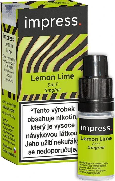 Liquid IMPRESS SALT Lemon Lime 10ml - 10mg