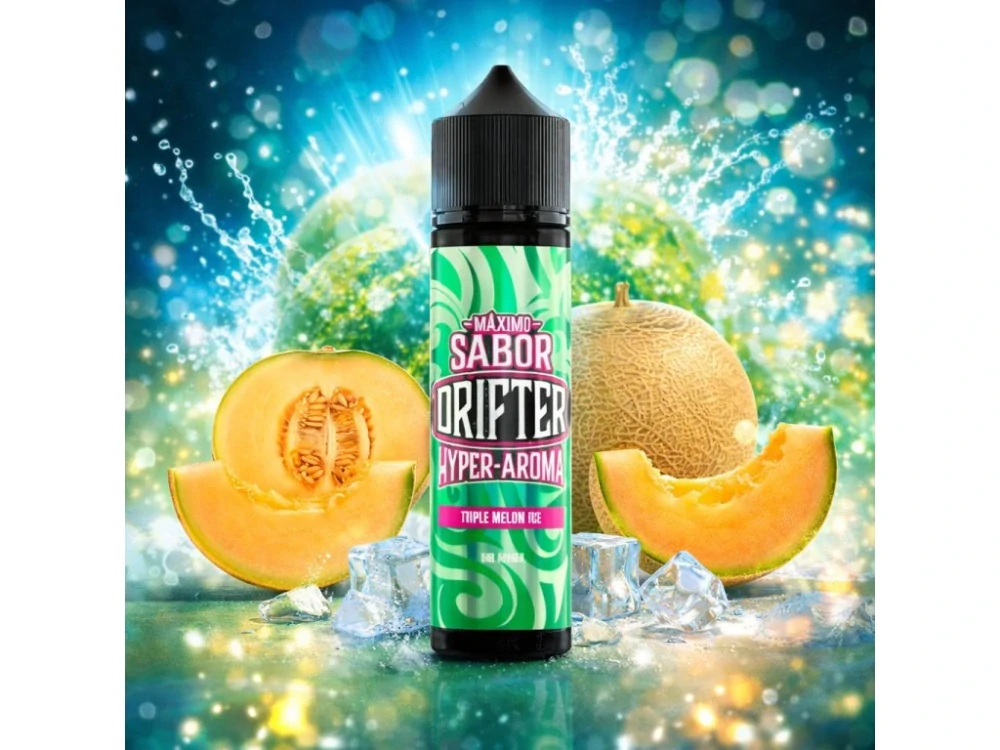 Příchuť Drifter Juice Hyper - Triple Melon Ice SnV 5/60ml