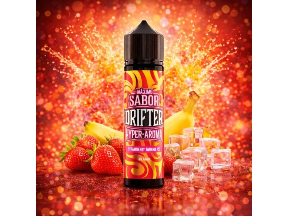 Příchuť Drifter Juice Hyper - Strawberry Banana Ice SnV 5/60ml