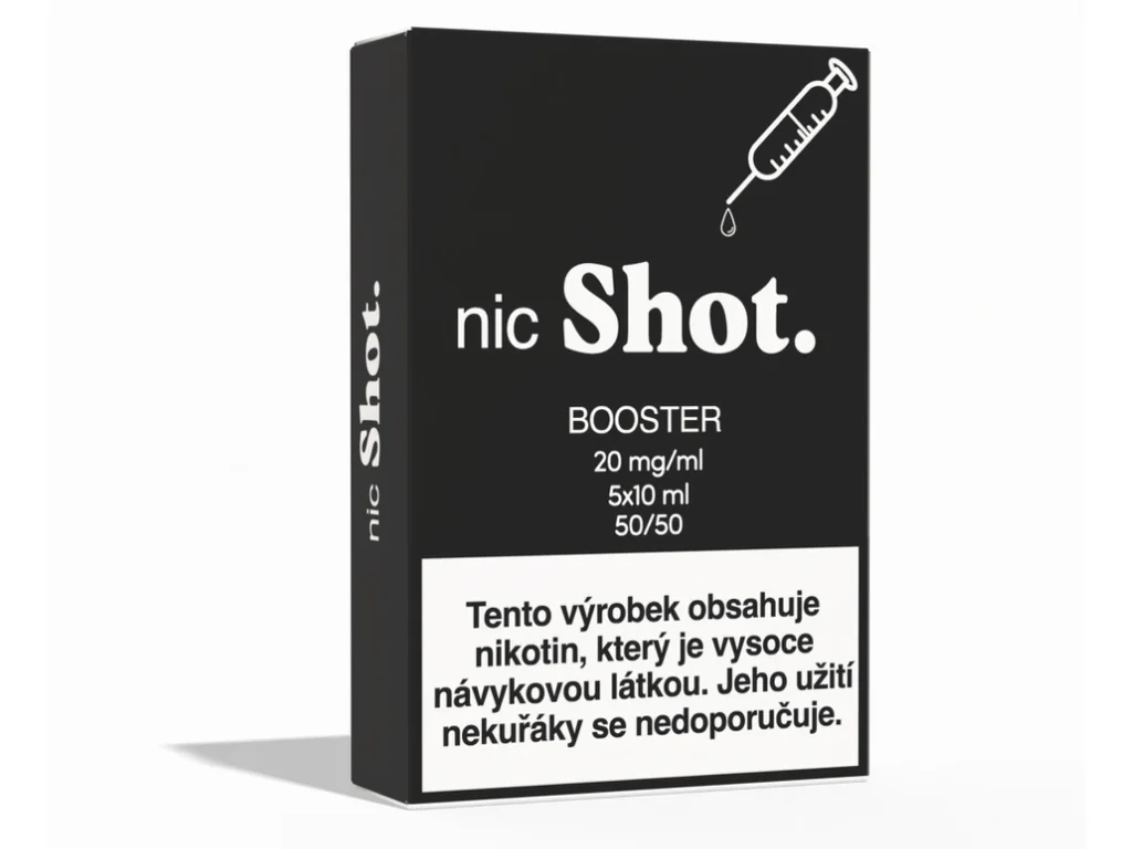 Vapoland nic Shot booster PG50/VG50 20mg 5x10ml