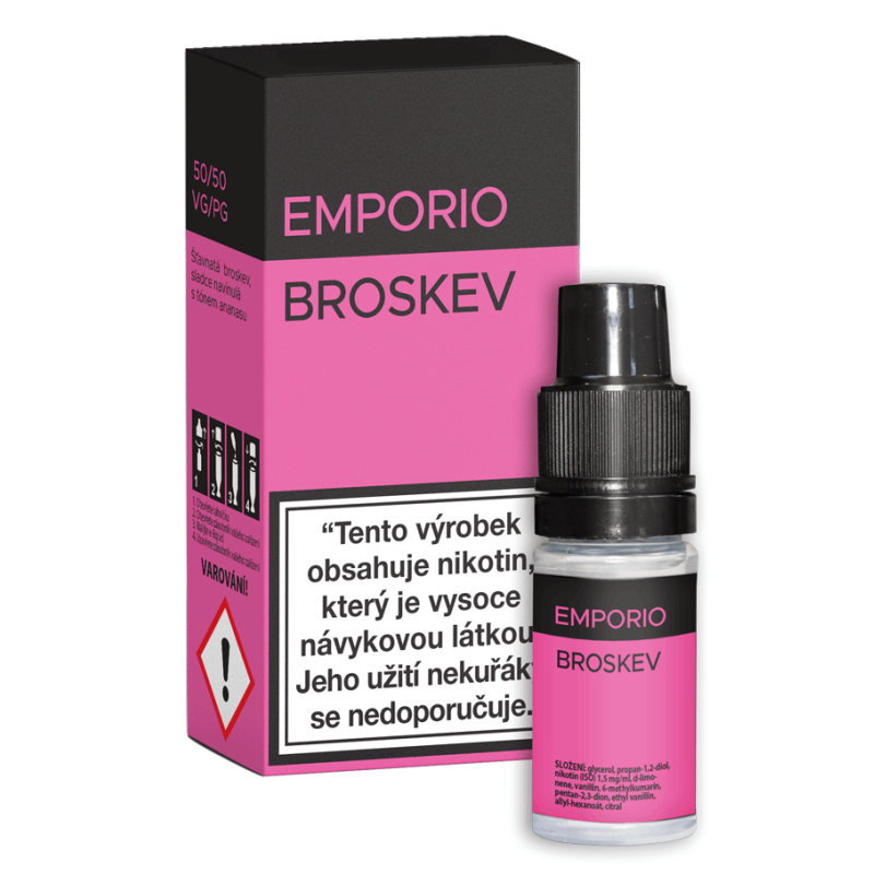 Liquid EMPORIO Broskev 3mg / 10ml