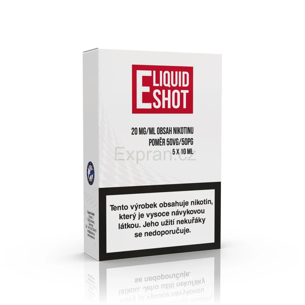 Booster E-liquid shot 50/50 20 mg 5x10 ml