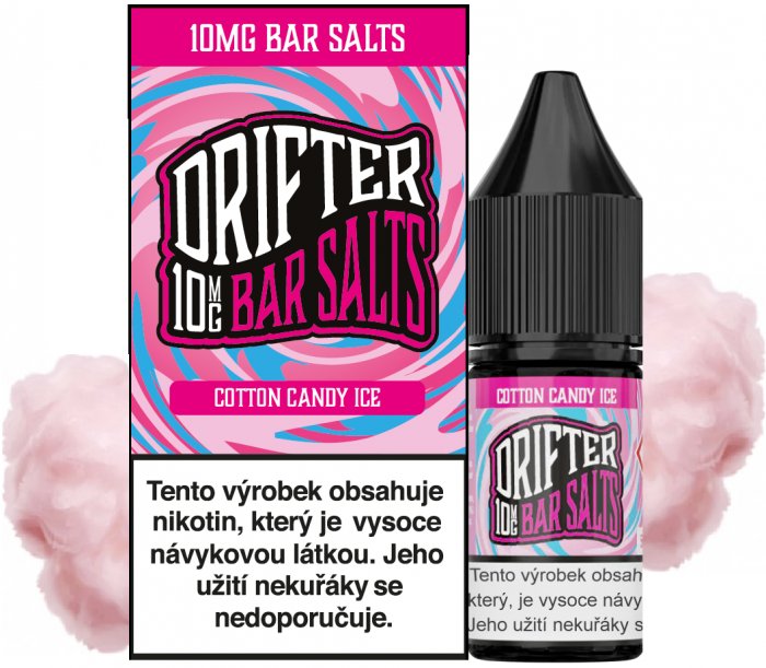 Liquid Drifter Bar Salts Cotton Candy Ice 10ml 10mg