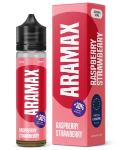 Příchuť Aramax S&V: Raspberry Strawberry (Malina a jahoda)