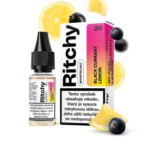 Ritchy Salt Black Currant Lemon (Černý rybíz a citron) 10ml 20mg