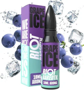 Příchuť Riot BAR EDTN S&V 10ml Grape Ice (Ledové hroznové víno) 