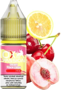 Liquid OXVA OX PASSION Salts Cherry Peach Lemon 10ml - 20mg