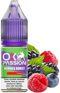 Liquid OXVA OX PASSION Salts Berries Burst 10ml - 20mg 