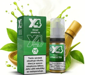Liquid X4 Bar Juice - Japonský čaj (Japanese Tea) 10ml - 10mg