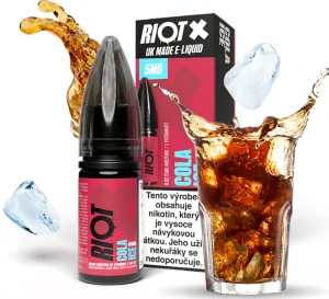  Liquid RIOT X Salt Cola Ice (Ledová cola) 10ml-20mg 
