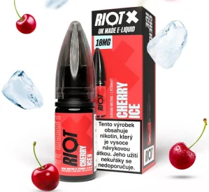  Liquid RIOT X Salt Cherry Ice (Ledová třešeň) 10ml-20mg 