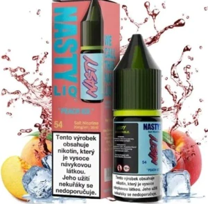  Liquid Nasty LIQ Salt Peach ICE 10ml - 10mg (Broskev, Chladivá složka - ICE) 