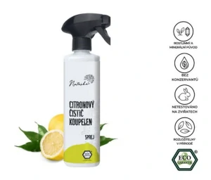 Natasha Citronový čistič koupelen sprej 500ml