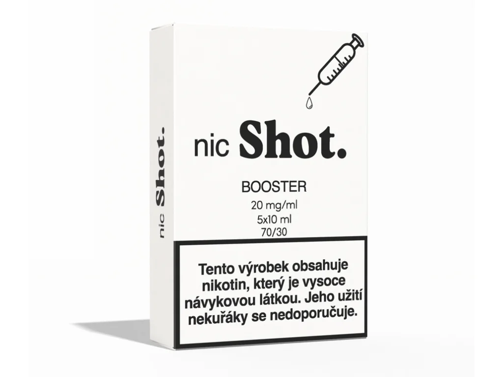 Vapoland nic Shot booster PG30/VG70 20mg 5x10ml