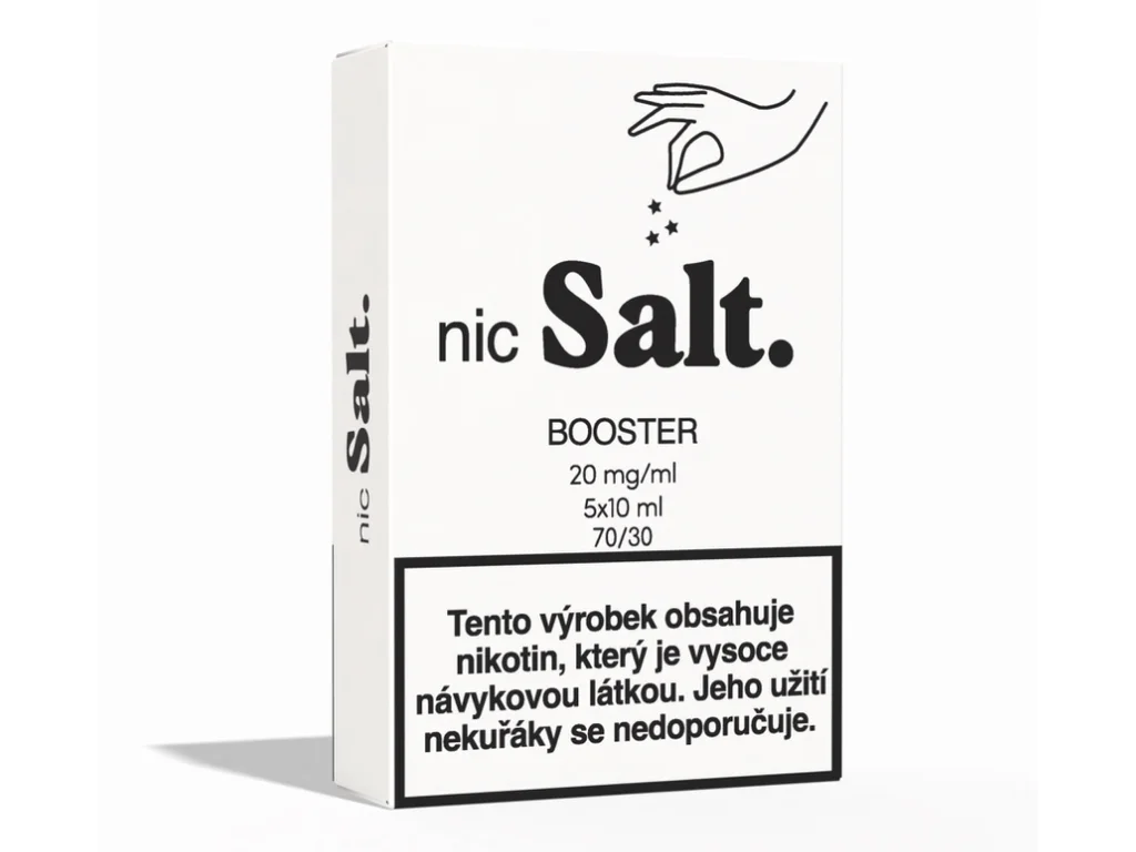 Vapoland nic Salt booster PG30/VG70 20mg 5x10ml 0mg 5x10ml