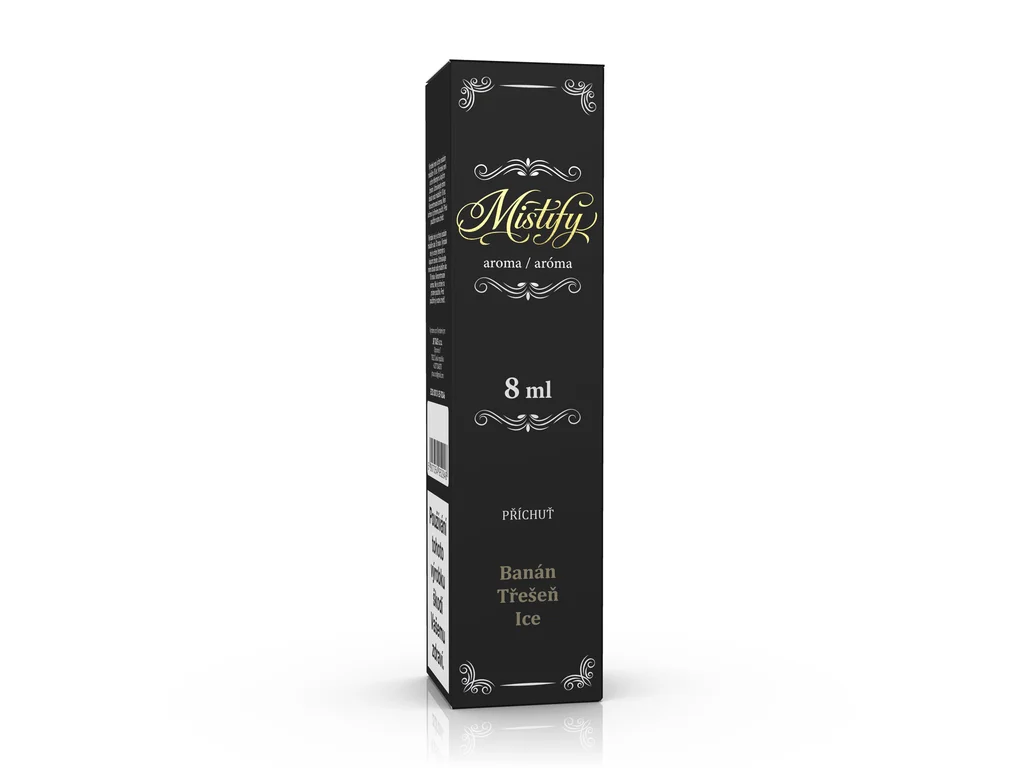 Příchuť Mistify 8 ml S&V - Banán Třešeň Ice