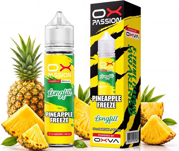  Příchuť OXVA OX PASSION S&V 10ml Pineapple Freeze 