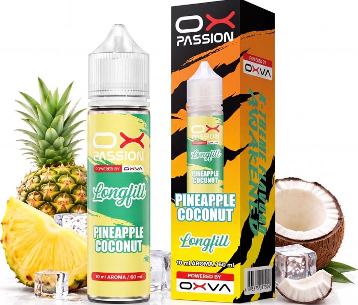  Příchuť OXVA OX PASSION S&V 10ml Pineapple Coconut 