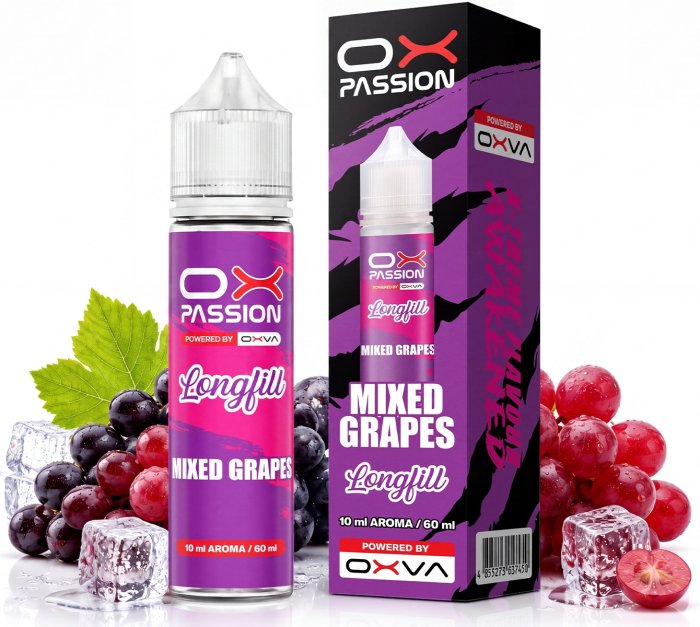  Příchuť OXVA OX PASSION S&V 10ml Mixed Grapes 
