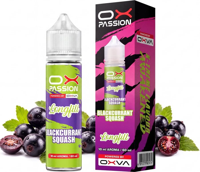  Příchuť OXVA OX PASSION S&V 10ml Blackcurrant Squash 