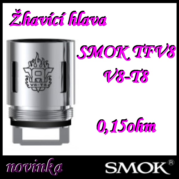 SMOK TFV8 V8-T8 žhavící hlava 0,15ohm 1ks