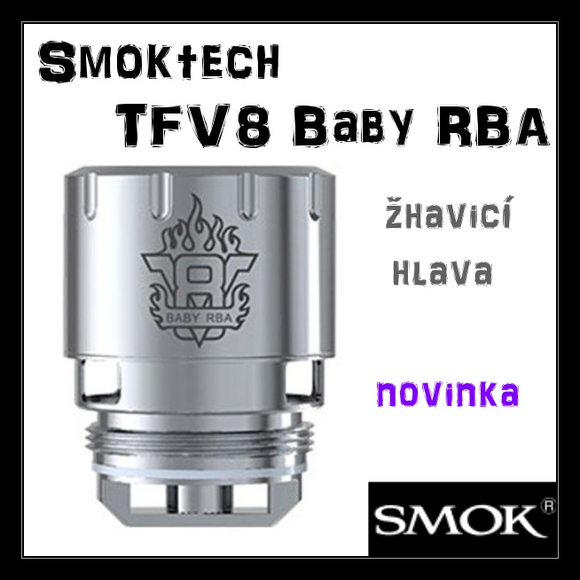 SMOK TFV8 Baby RBA žhavicí hlava 1ks