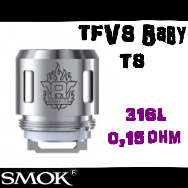 SMOK TFV8 Baby T8 žhavící hlava 0,15 ohm 1ks