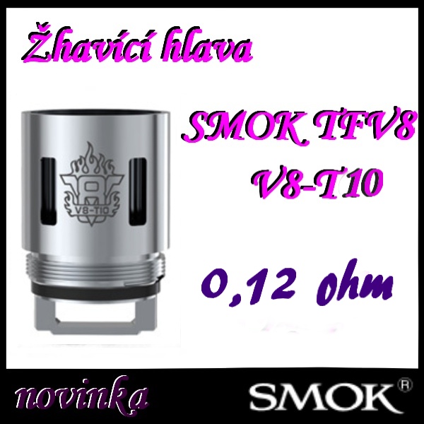 SMOK TFV8 V8-T10 žhavící hlava 0,12 ohm 1ks