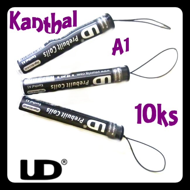 UD spirálky 0,5 ohm / 2,5 mm Kanthal A1 26GA 10ks