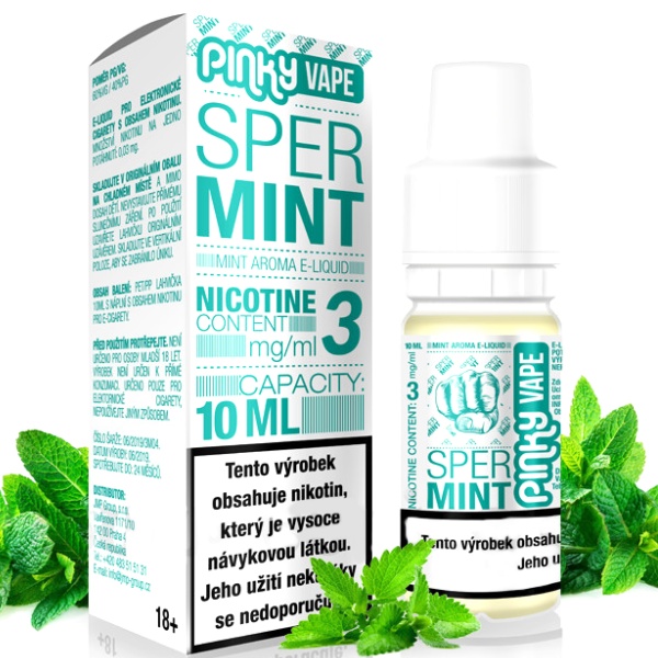 Pinky Vape Spermint 0mg/10ml