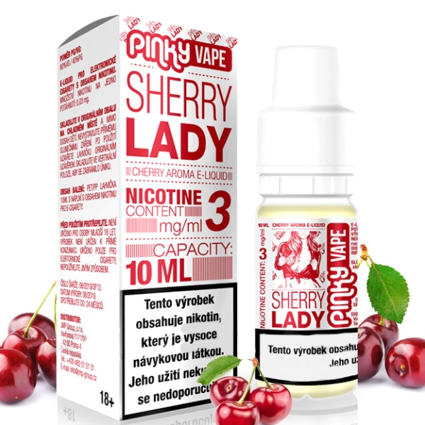 Pinky Vape Sherry Lady 0mg/10ml