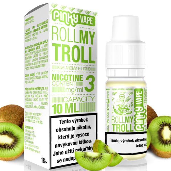 Pinky Vape Roll My Troll 0mg/10ml