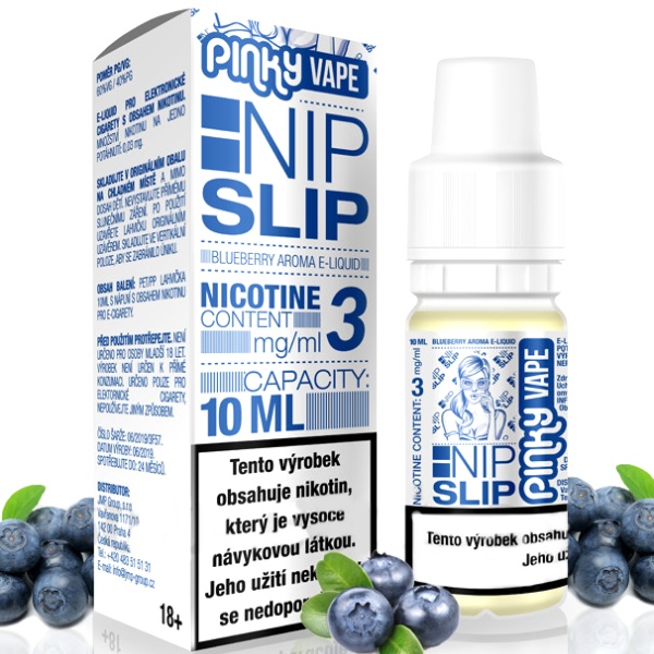 Pinky Vape Nip Slip 0mg/10ml