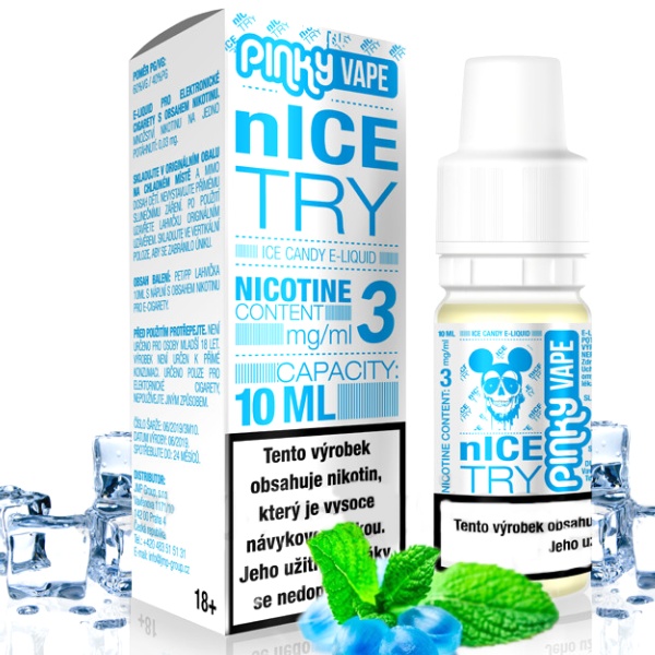 Pinky Vape nIce Try 0mg/10ml